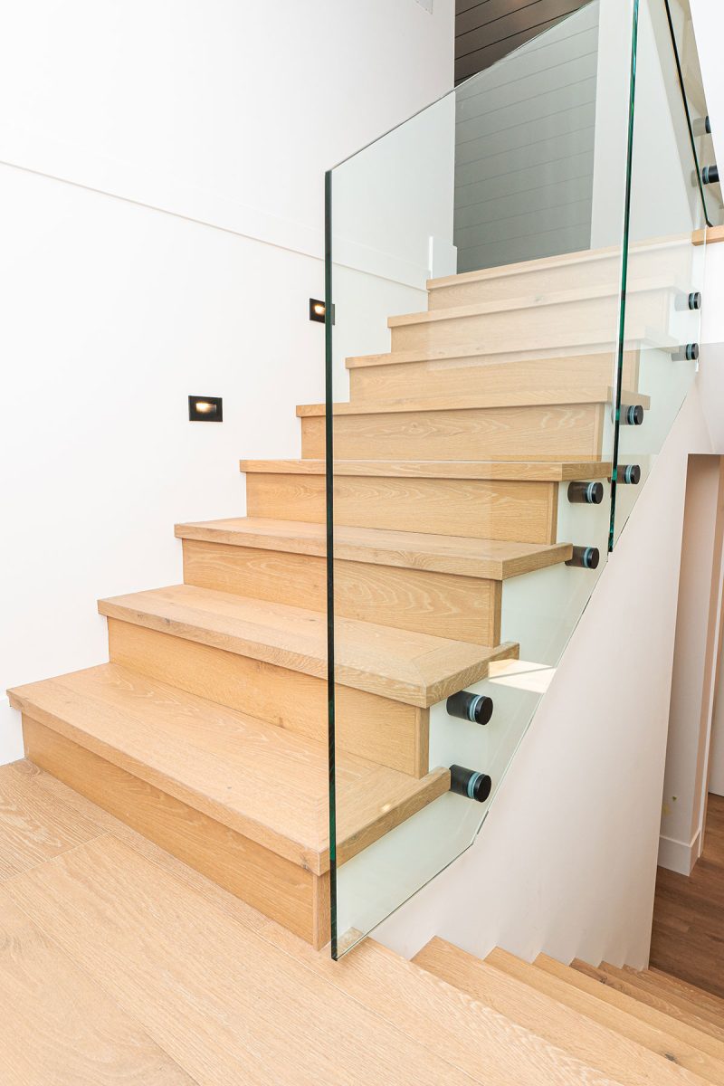 Beautiful Hardwood Stair Nosings for interior stairway by AC Moulding & Millwork